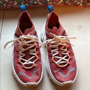 Sorel Red (Rust) and White Athletic Sneakers
